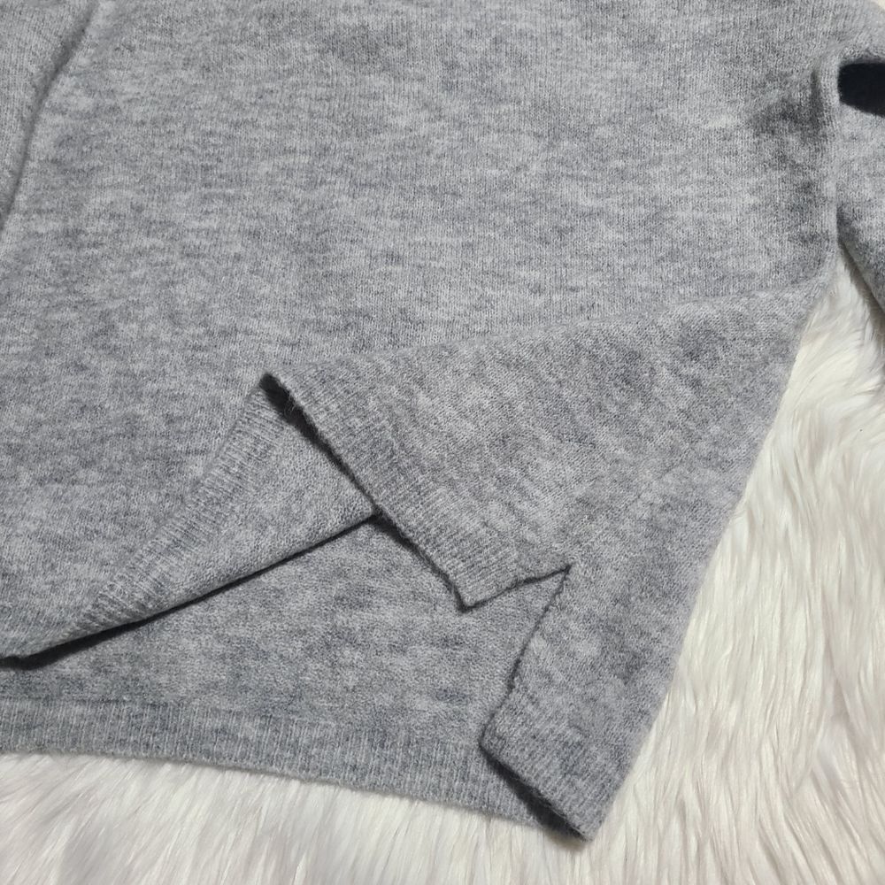 NWT|Splendid Lodge Grey Funnel Neck Sweater, SMALL - Picture 5 of 9